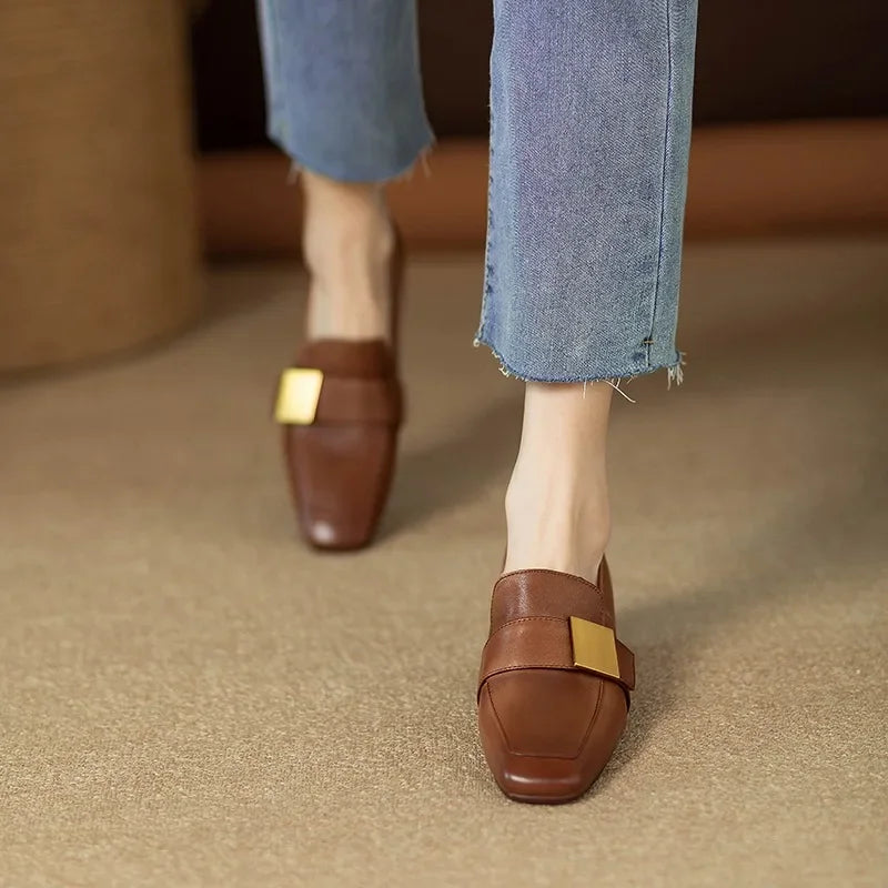 Fashion Pumps Square Toe