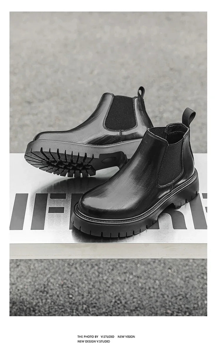 Thick Bottom Waterproof Platform New Chelsea Boots