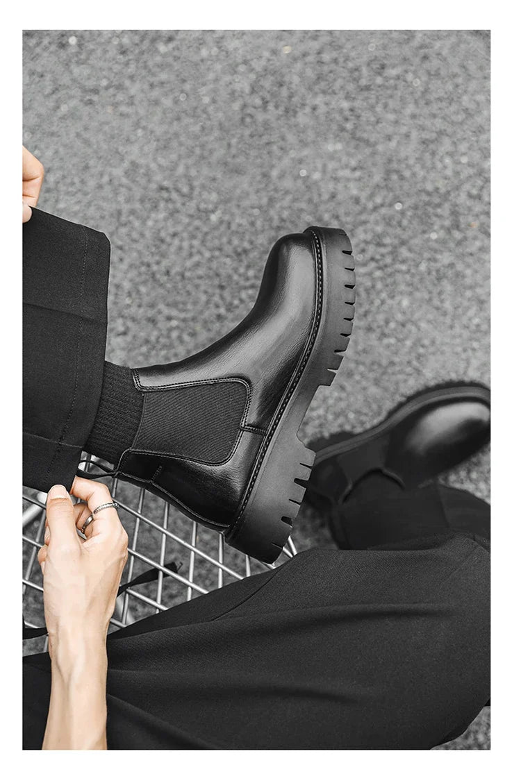 Thick Bottom Waterproof Platform New Chelsea Boots
