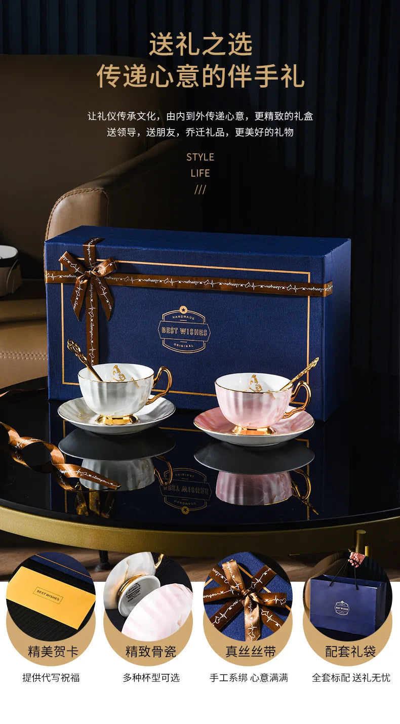 Europe Bone China Coffee Cup