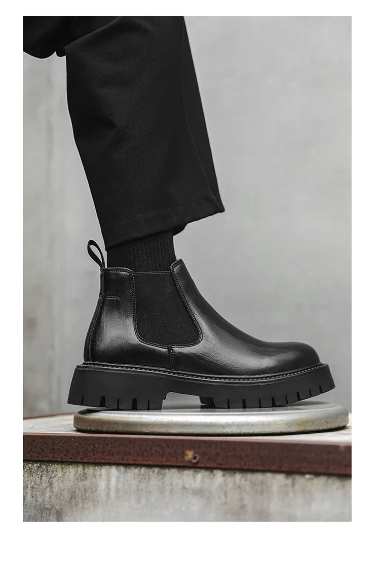 Thick Bottom Waterproof Platform New Chelsea Boots