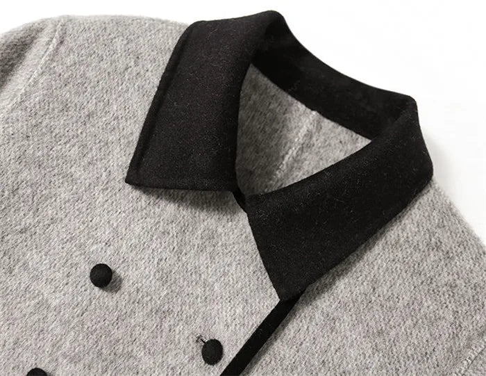 Winter Mid-Long Woollen Coat