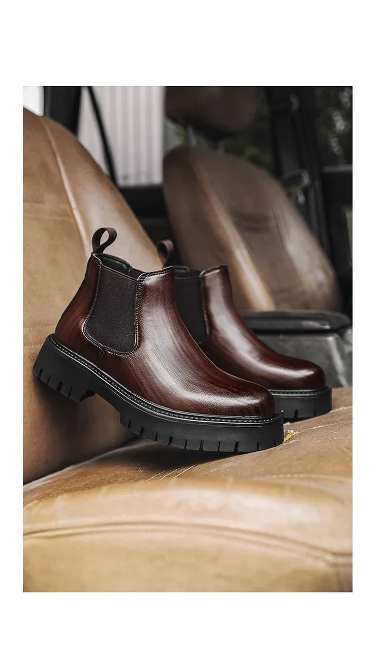 Thick Bottom Waterproof Platform New Chelsea Boots