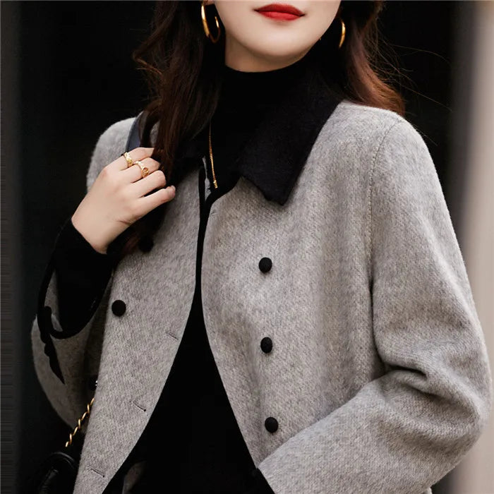 Winter Mid-Long Woollen Coat
