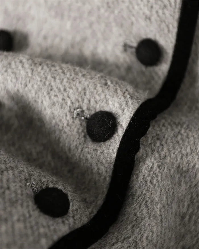 Winter Mid-Long Woollen Coat